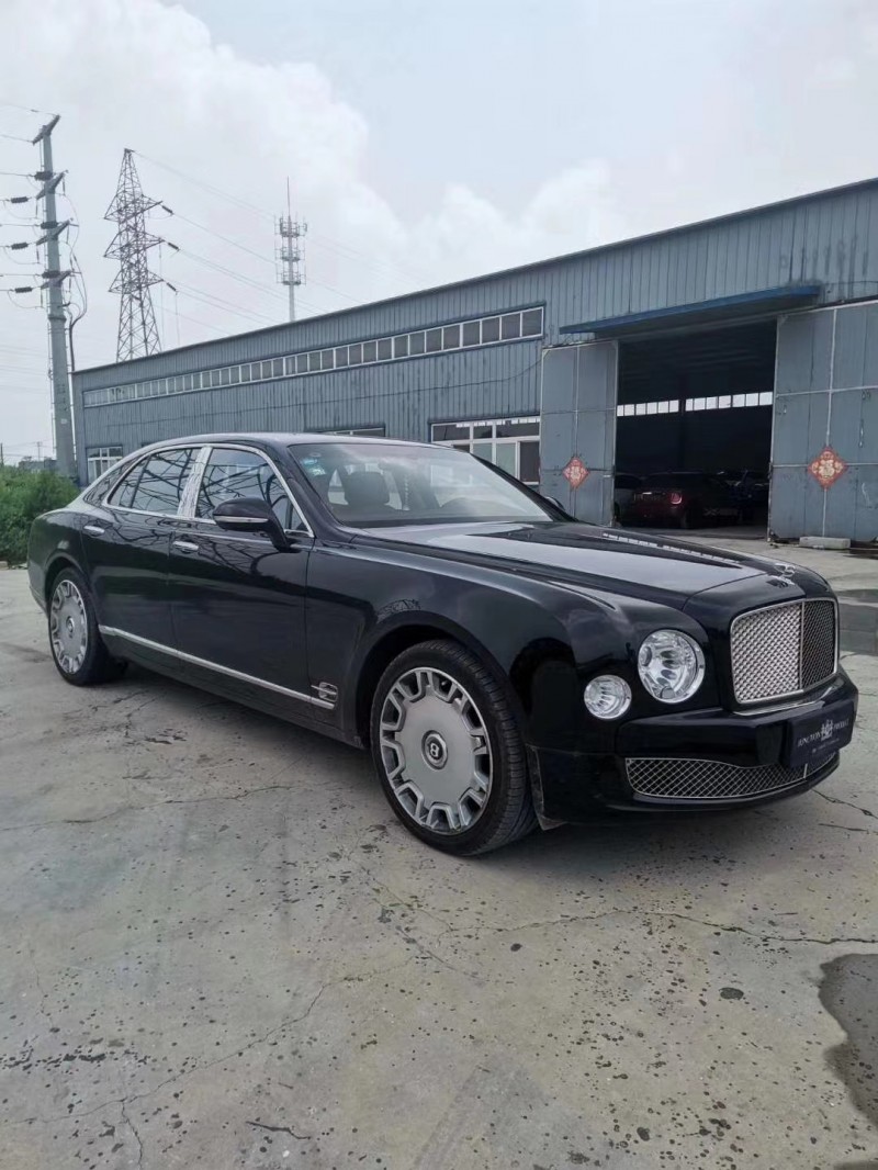 天津抵押车14年宾利慕尚出售